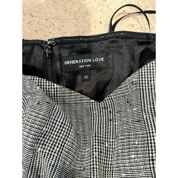 Generation Love Jennifer Plaid Bustier Top size XS - Picture 7 of 9